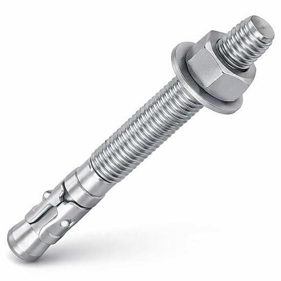12 pack zinc plated wedge anchors