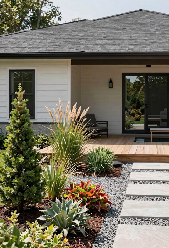 ai driven yard styles complementing exteriors