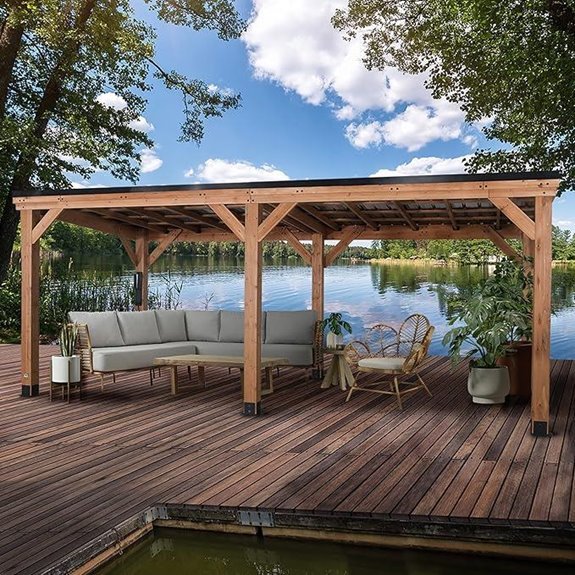 backyard discovery arcadia gazebo pavilion