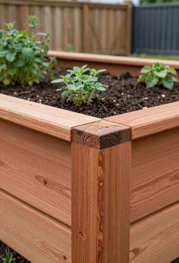 cedar frames avoid pressure treated