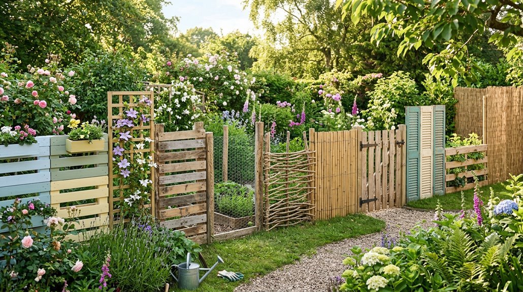 cheap diy garden fence ideas on budget