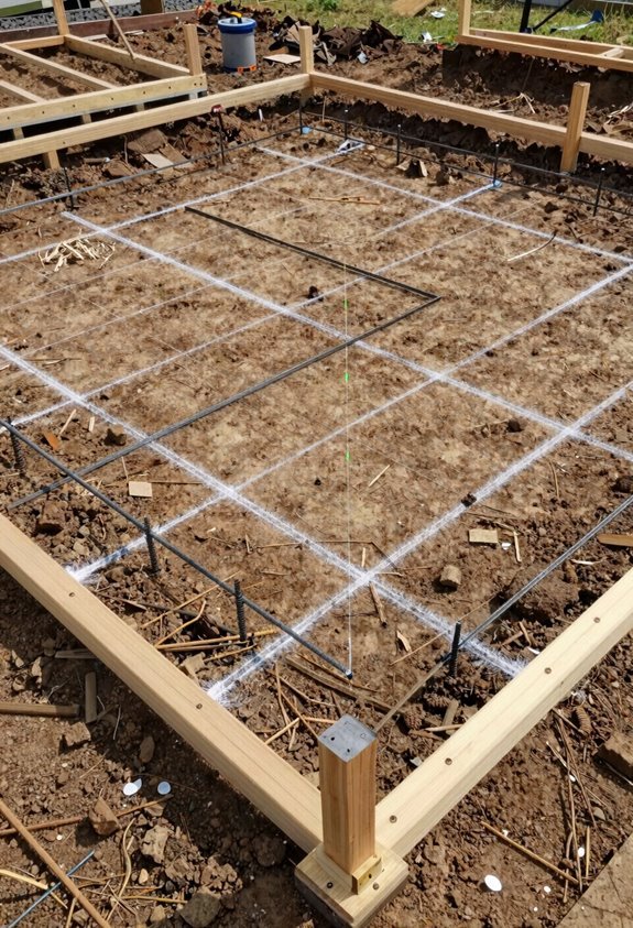 clear level square foundation