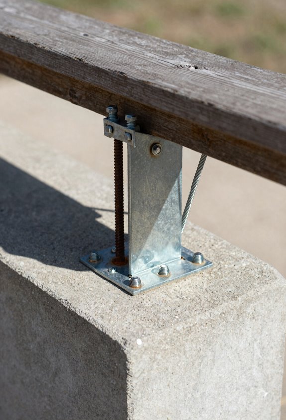 concrete footings vs ground screws for pergola anchoring