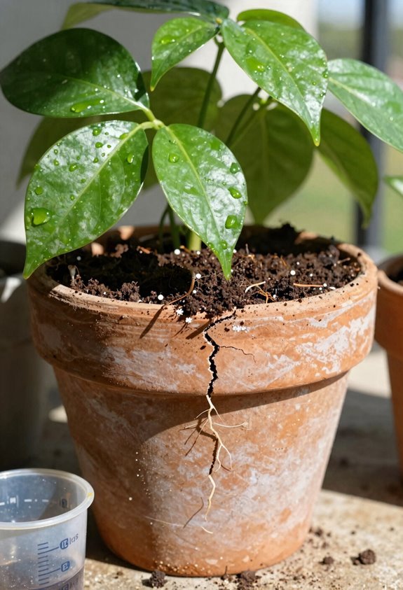 container soil harms container plants
