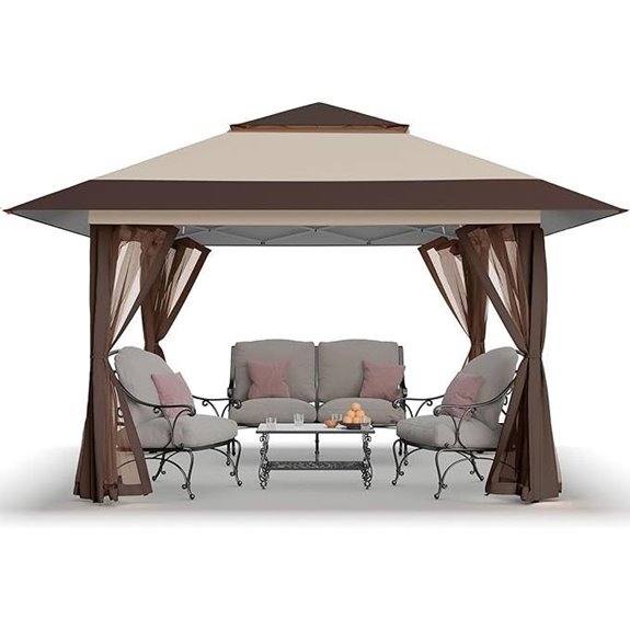 crown shades 13x13 gazebo