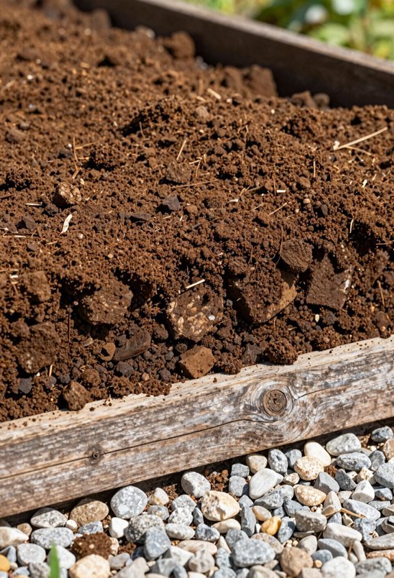 deep bed filling with layered soils