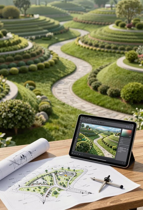 diverse paths to landscape design