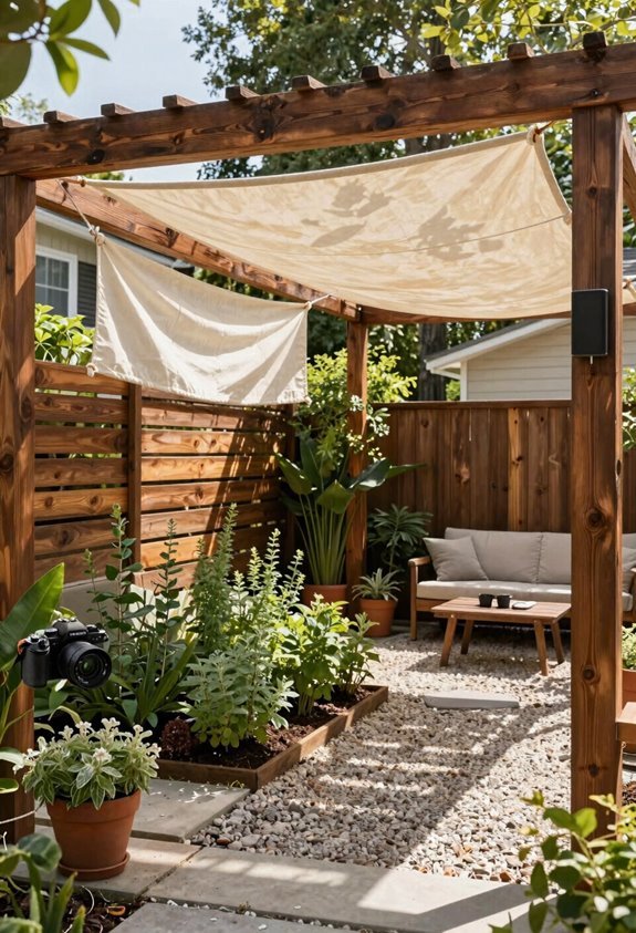 diy backyard shade on a budget