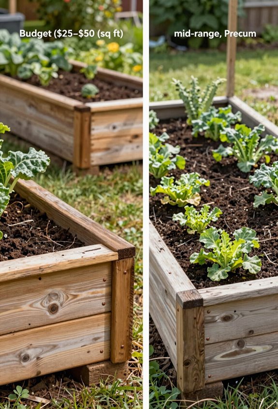 diy cedar raised beds 25 50 sq ft