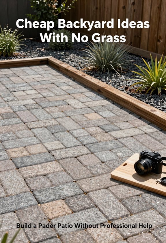 diy paver patio plan materials base edging