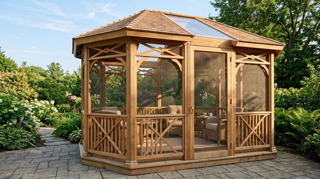diy screened in gazebo guide