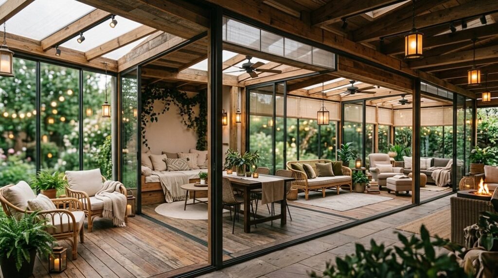 enclosed patio year round comfort