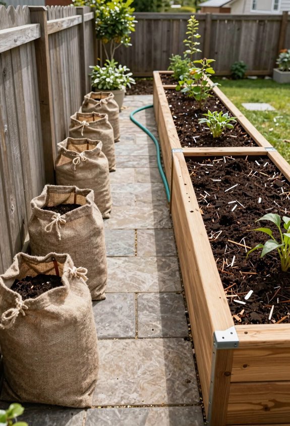 fabric grow bags vs elevated planters affordable portable durable