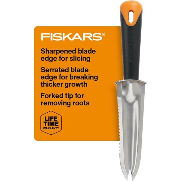 fiskars steel garden knife