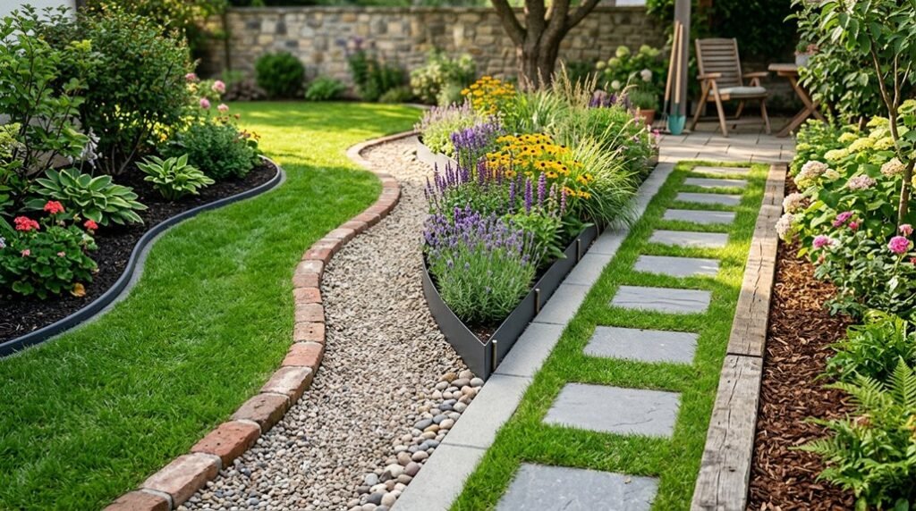 five cheap landscaping edging ideas