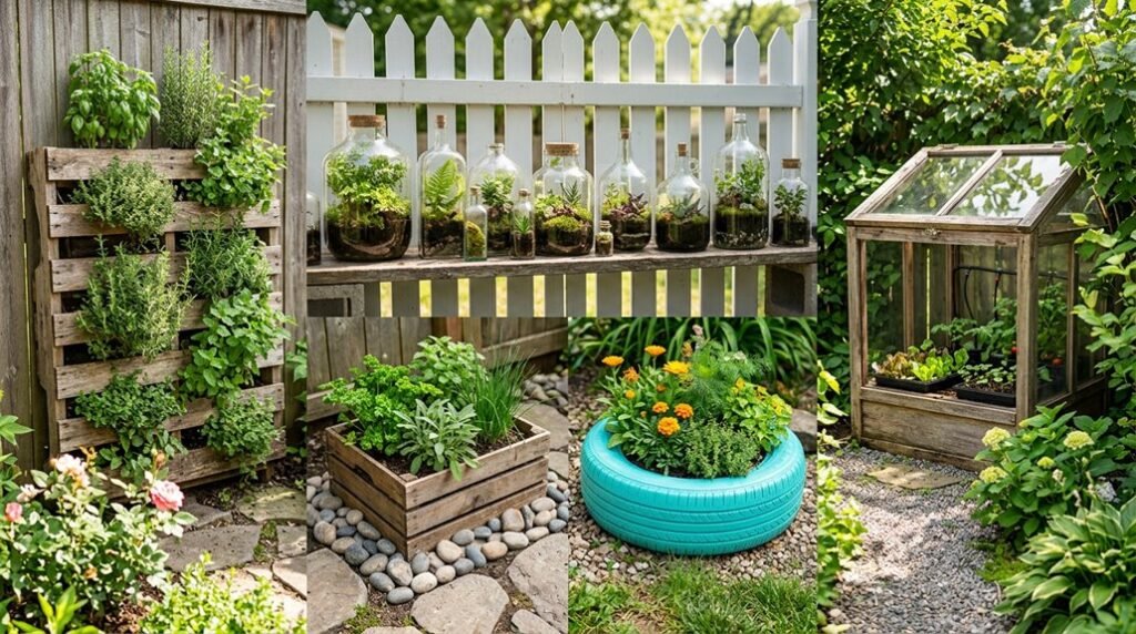 five diy backyard garden ideas