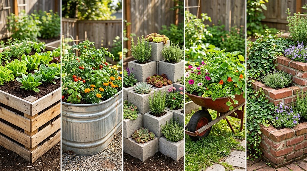 five diy garden bed ideas