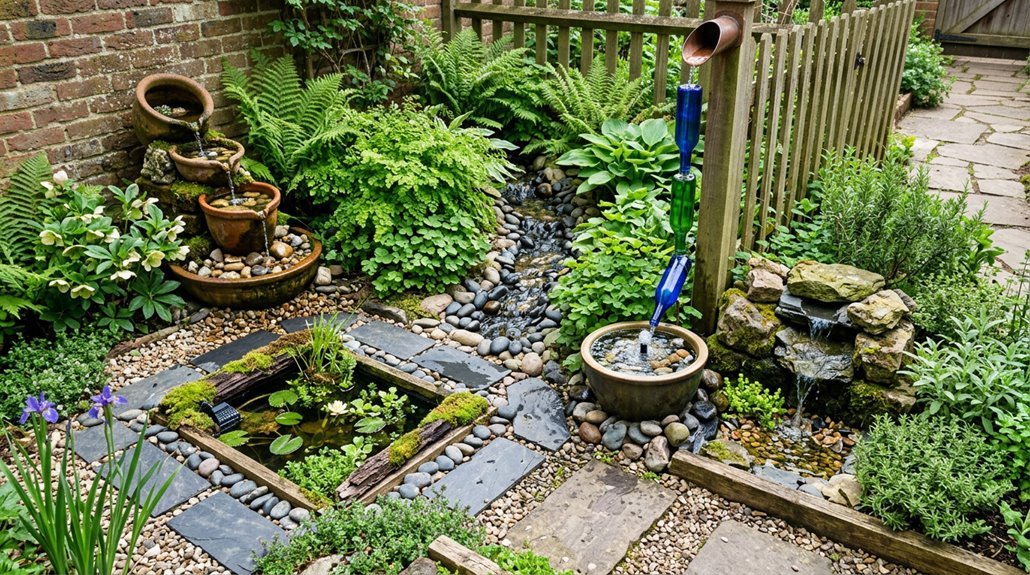 five diy water features for small gardens