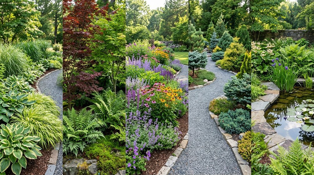 five ways to arrange landscape plants