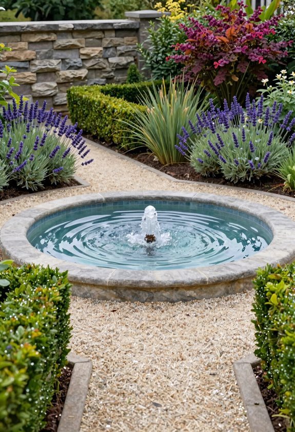 focal water feature placement
