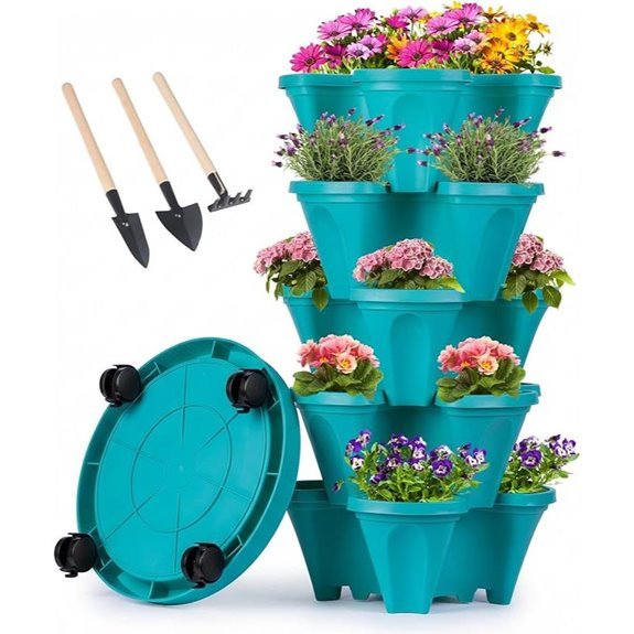 gamexcel 5 tier vertical planter tower