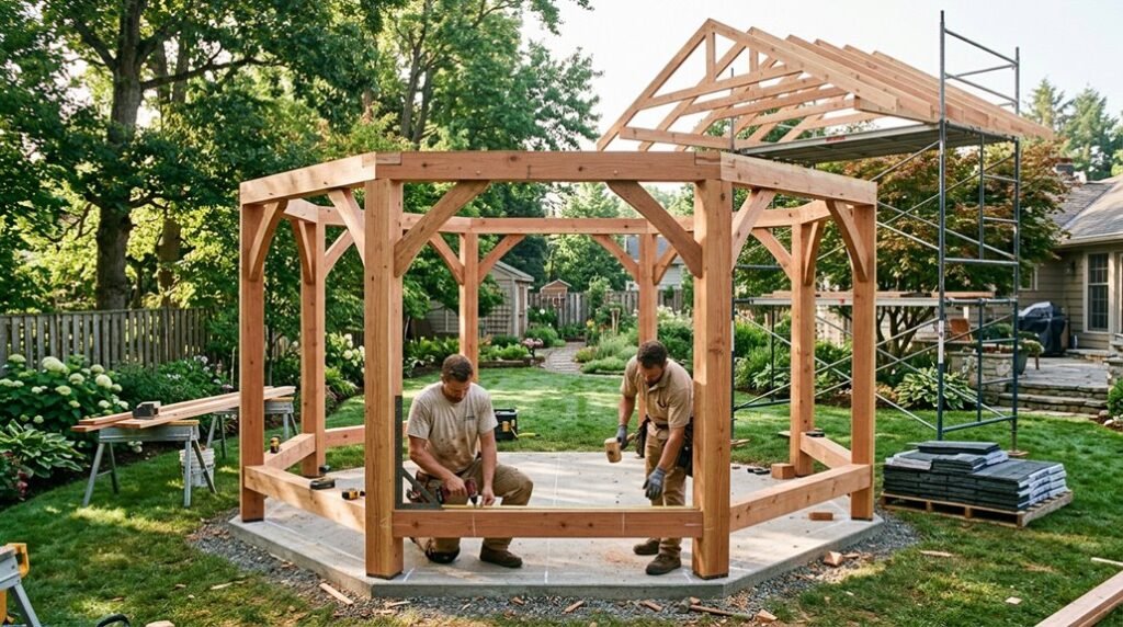 gazebo building step by step guide