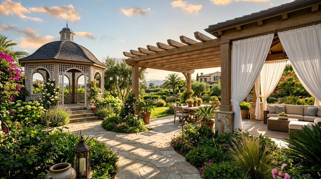 gazebo vs pergola cabana differences