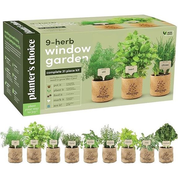 green growing indoor planters