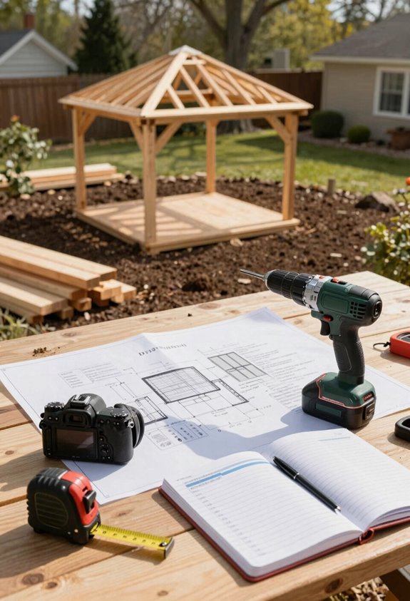 hidden gazebo cost breakdown for permits and prep