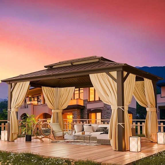 hotel 10x12 hardtop gazebo
