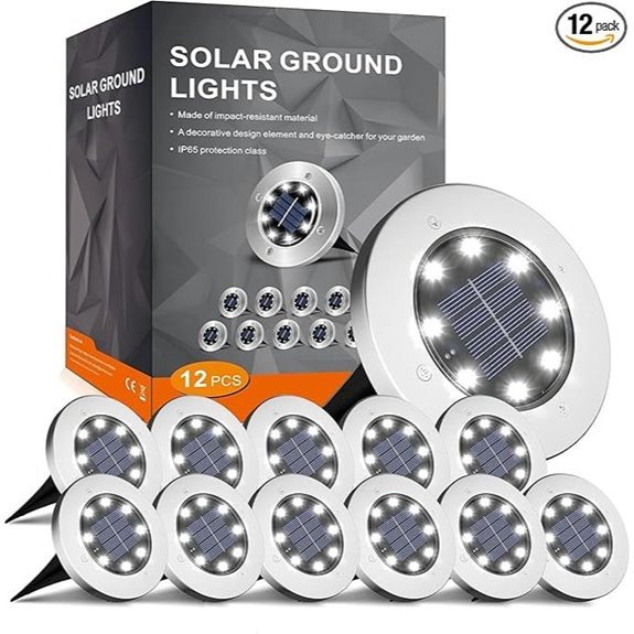 incx outdoor solar lights pack