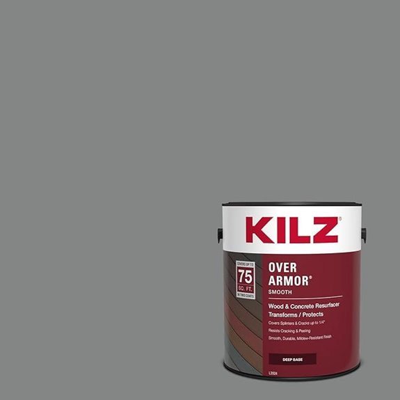 kilz over armor slate gray