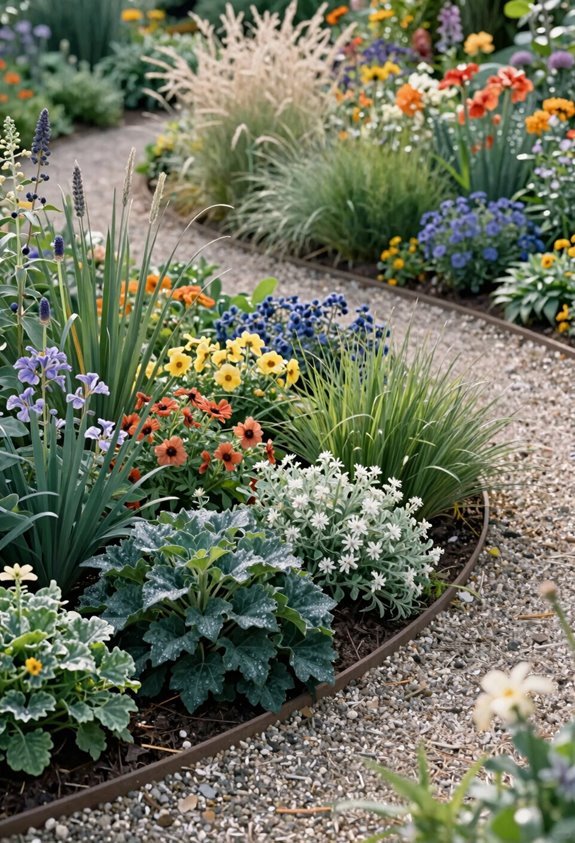 layered balance generous native blooms