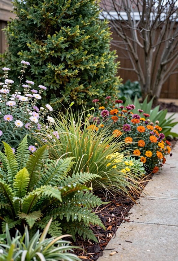 layered native plant year round gardening