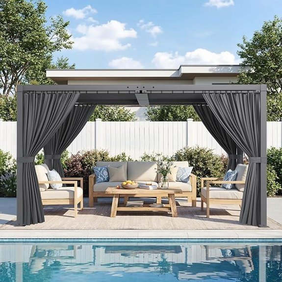 louvered aluminum pergola 10