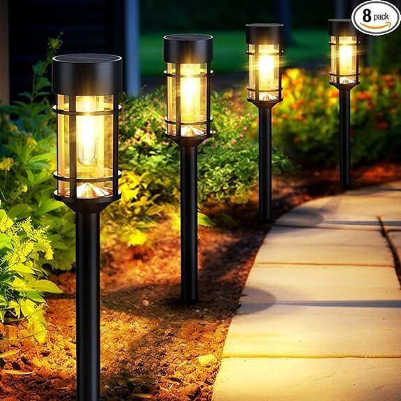 mancra solar pathway lights 8 pack