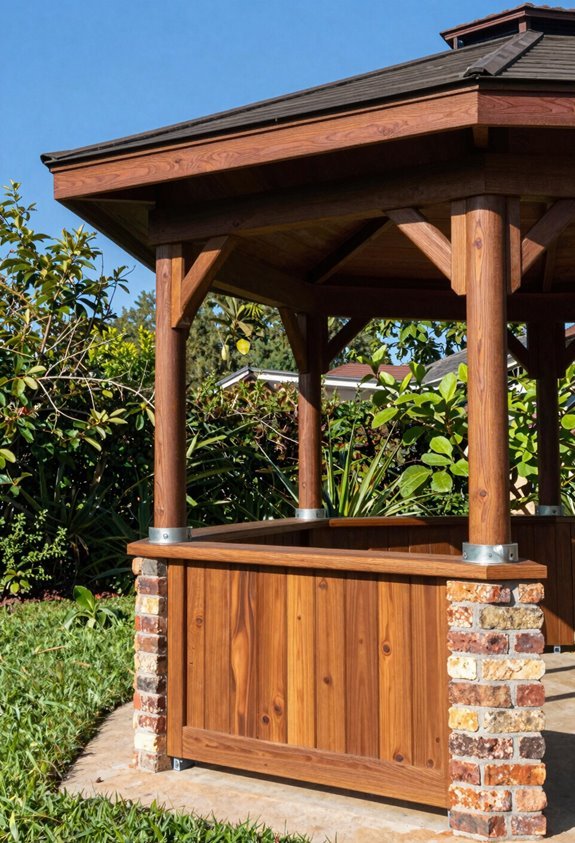 material costs by gazebo material types