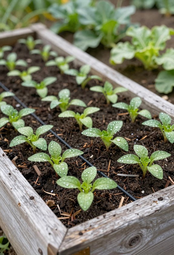 maturity reduces watering frequency