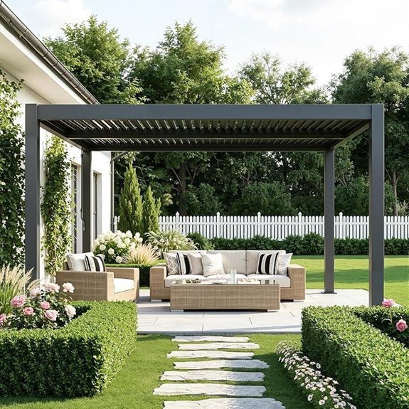mellcom 10x12 pergola louvers
