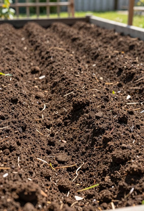 mounded rows for flexibility