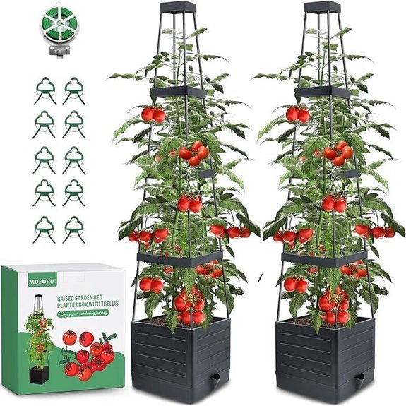 mqforu raised bed tomato planters