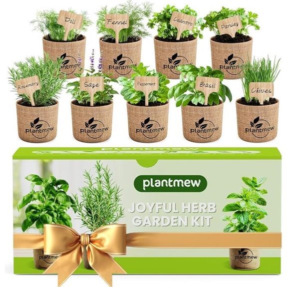 nine herb indoor window garden kit