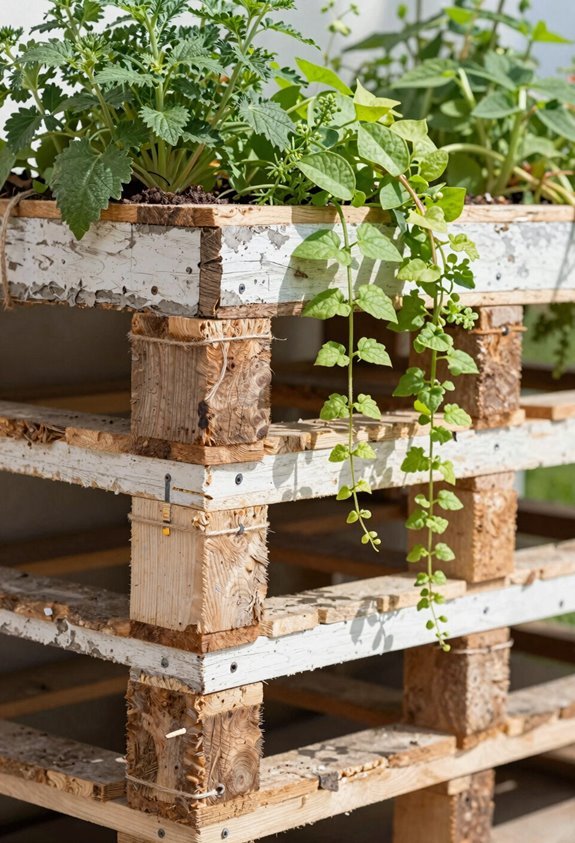 pallet vertical garden planters