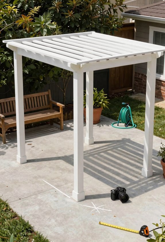 pergola costs by size