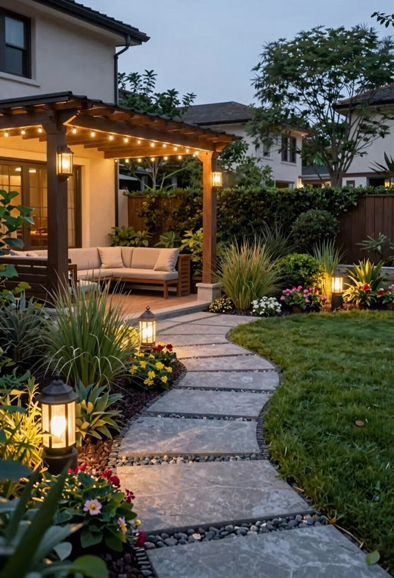 pergola driven weekend lighting cohesion