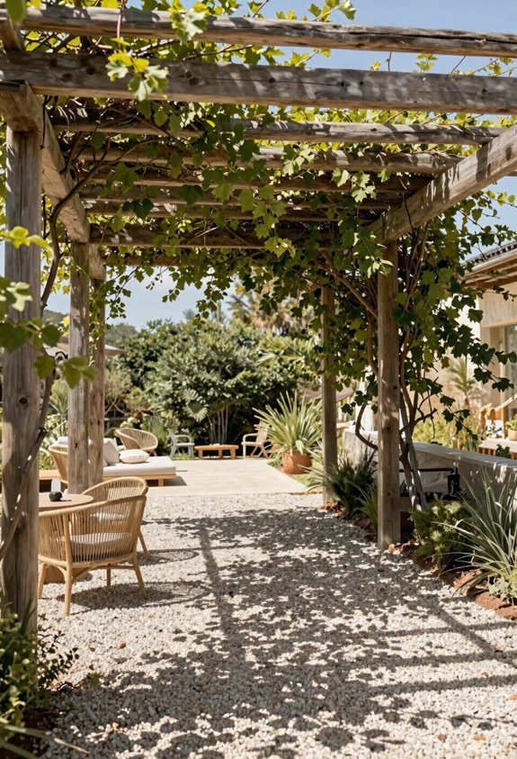 pergola open air defined spaces