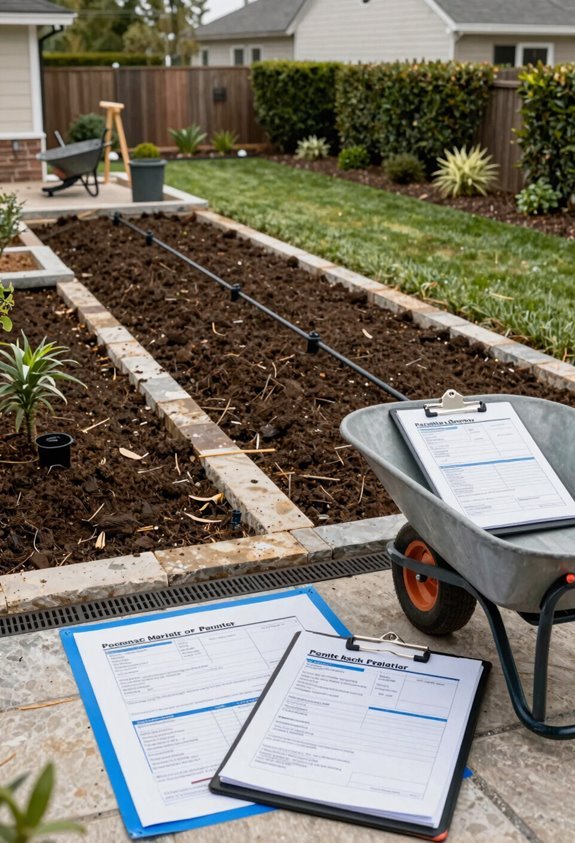 permits drainage and compliance costs