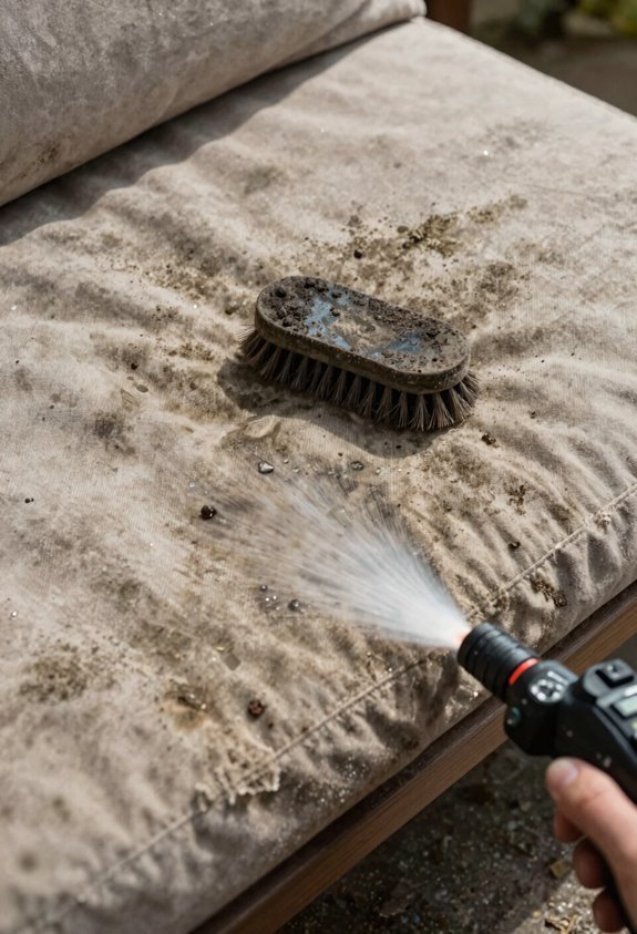pressure wash gentle technique