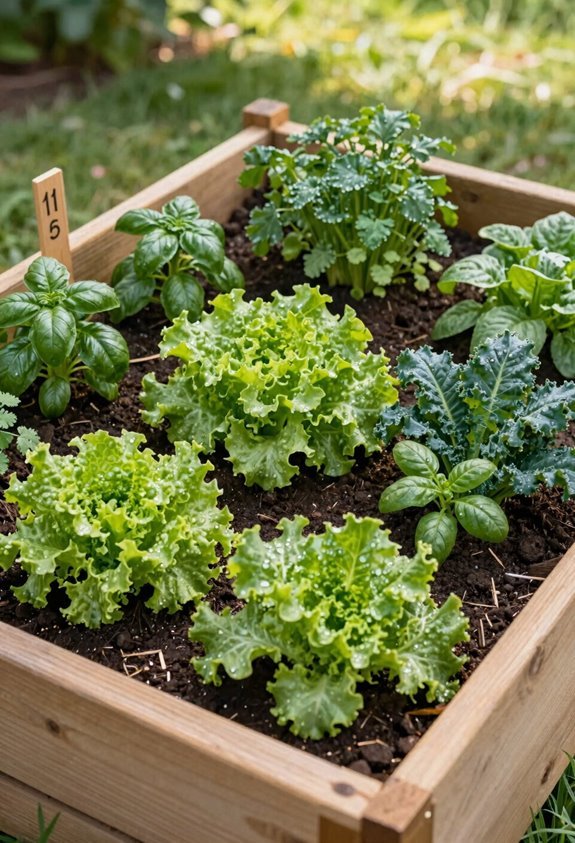raised beds leafy greens thrive