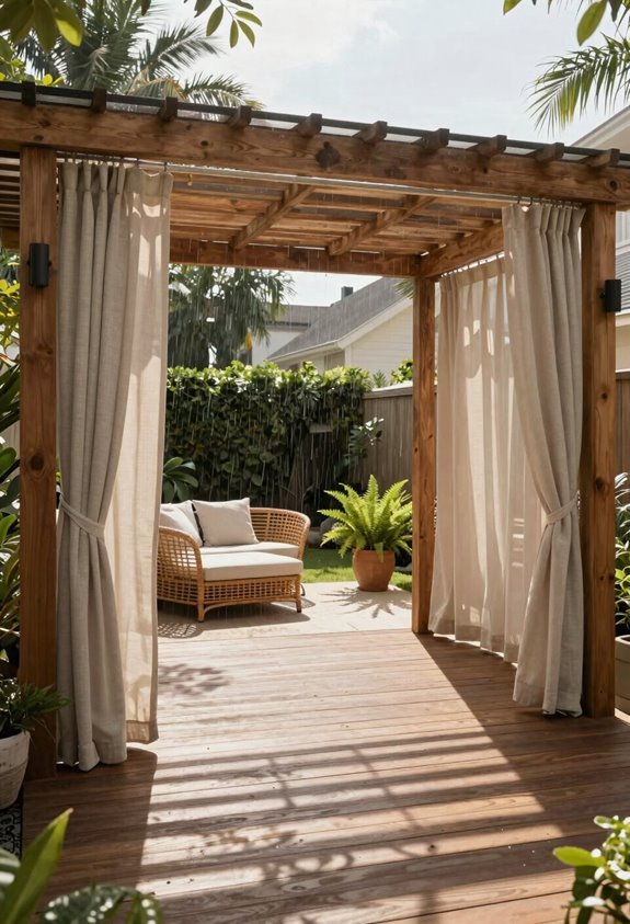 Can I Build a Pergola on My Deck? 5 retractable rain proof deck roof